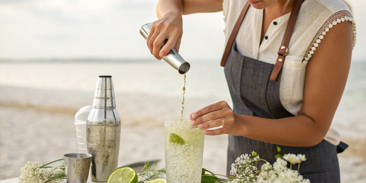 Jak zrobić lime & Elderflower soda drink?